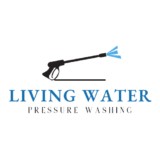 living water pressure washing logo